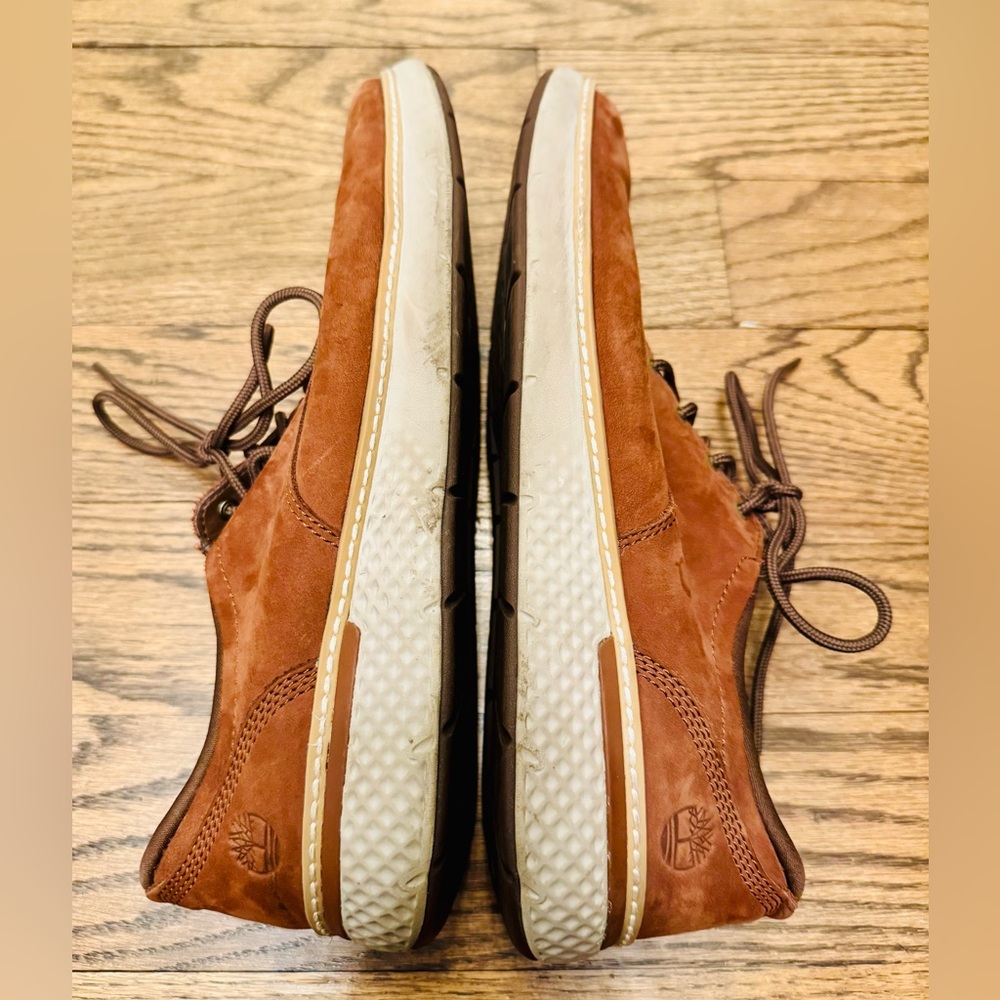 Timberland A1TSH Brown Leather Oxfords Mens 10 AeroCore - Picture 4 of 5
